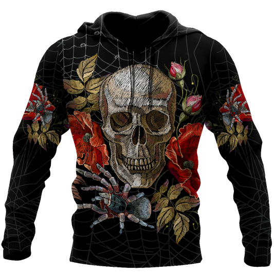 Love Skull red 3D all over printed for man and women QB06042001