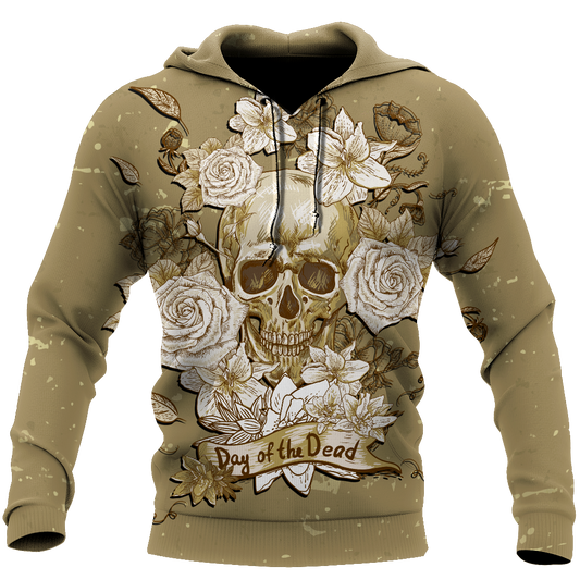 Skull day of the dead 3D all over printed for man and women QB05272003 - Amaze Style™-Apparel