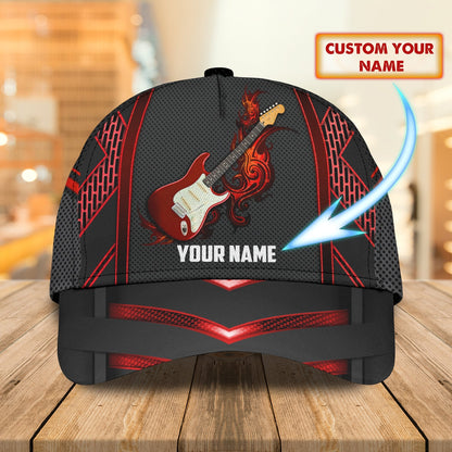 Personalized Guitar 3D Printed Cap