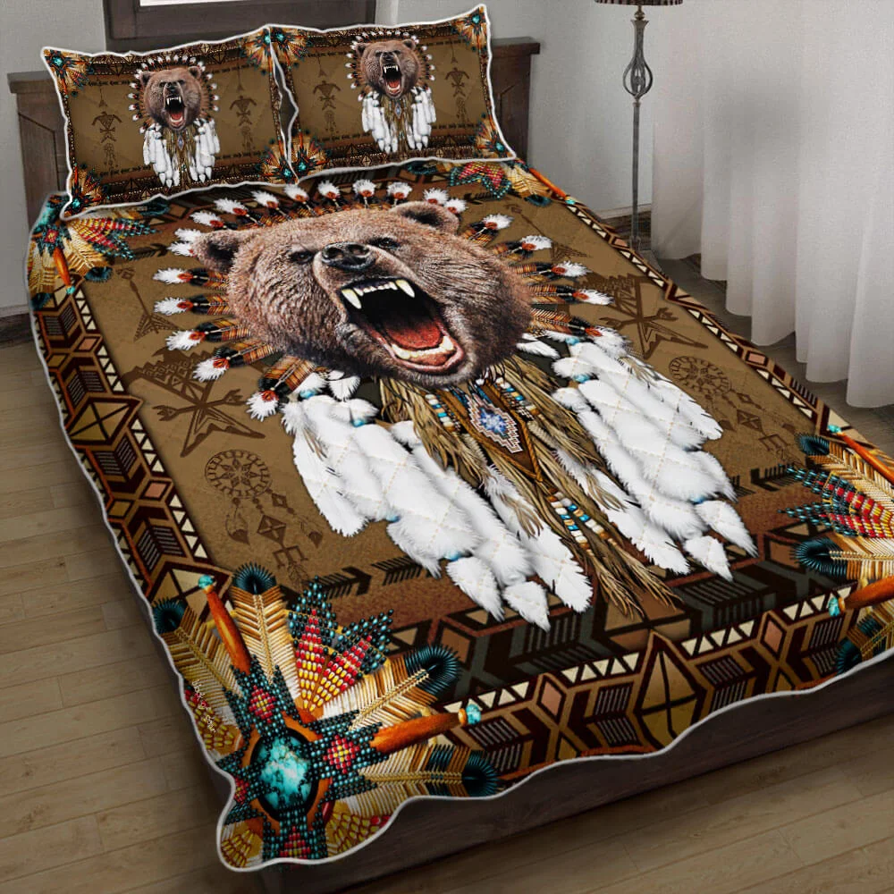 Native American Bear Bedding Set