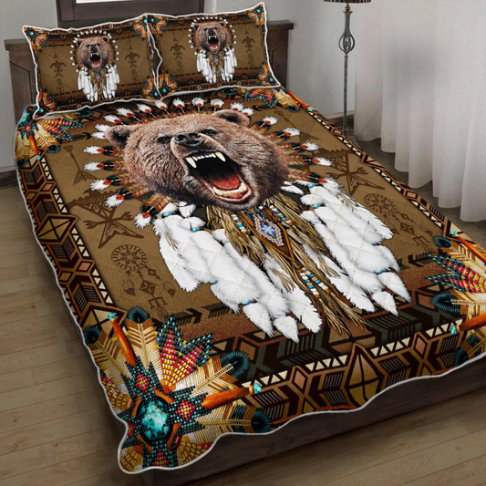 Native American Bear Bedding Set