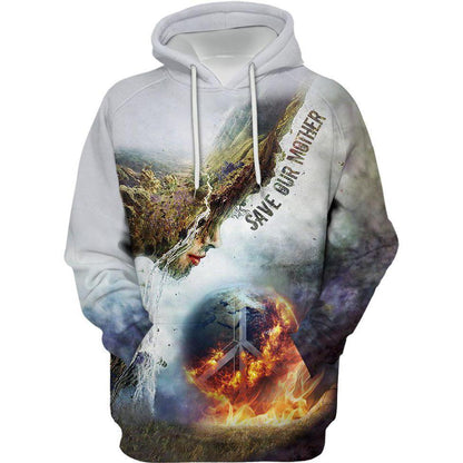 Hippie Save Our Mother 3D All Over Printed Unisex Shirts
