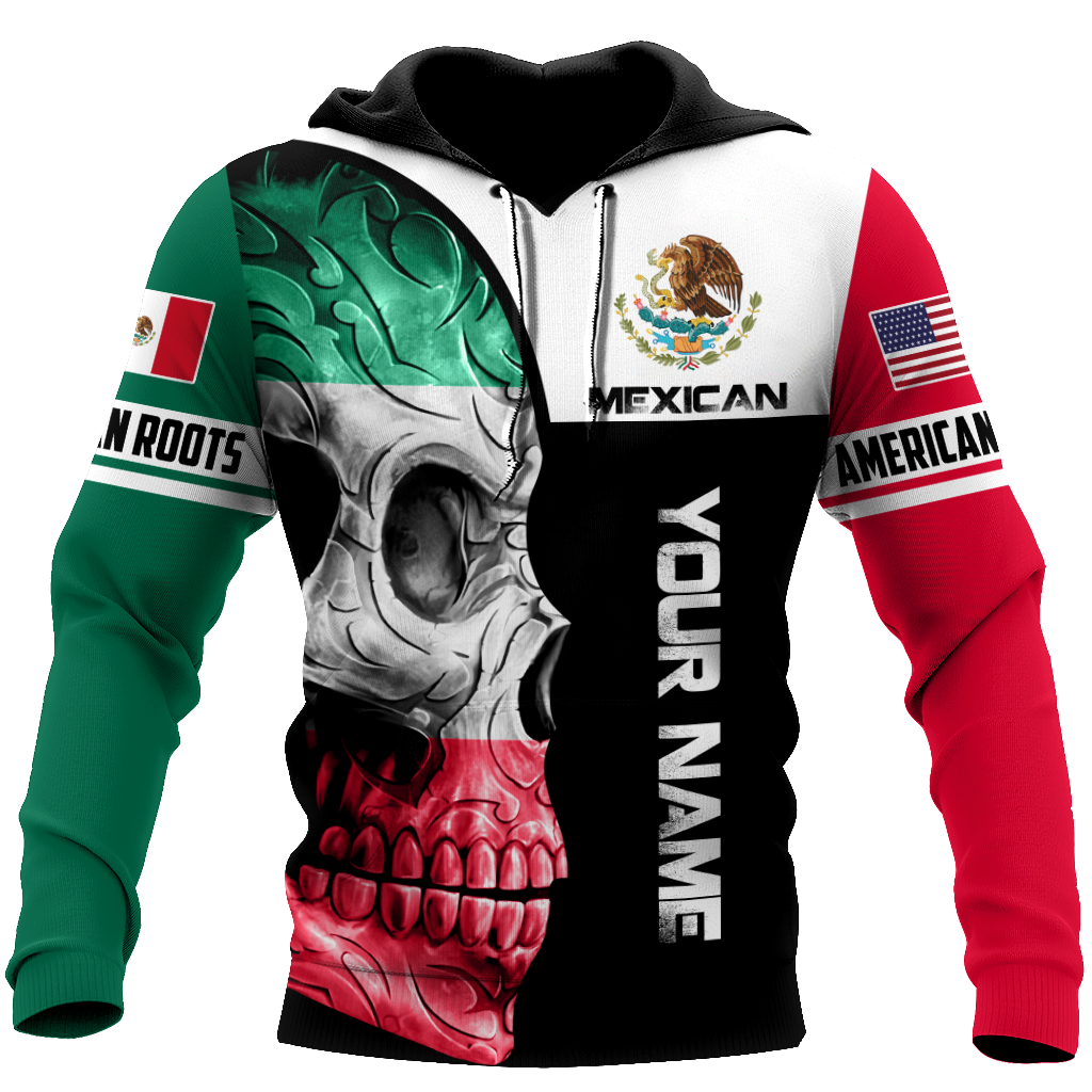 Mexican Skull 3D All Over Printed Unisex Hoodie