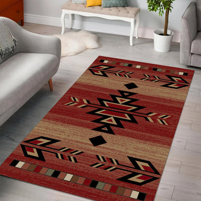Native American Pattern Rug MEI
