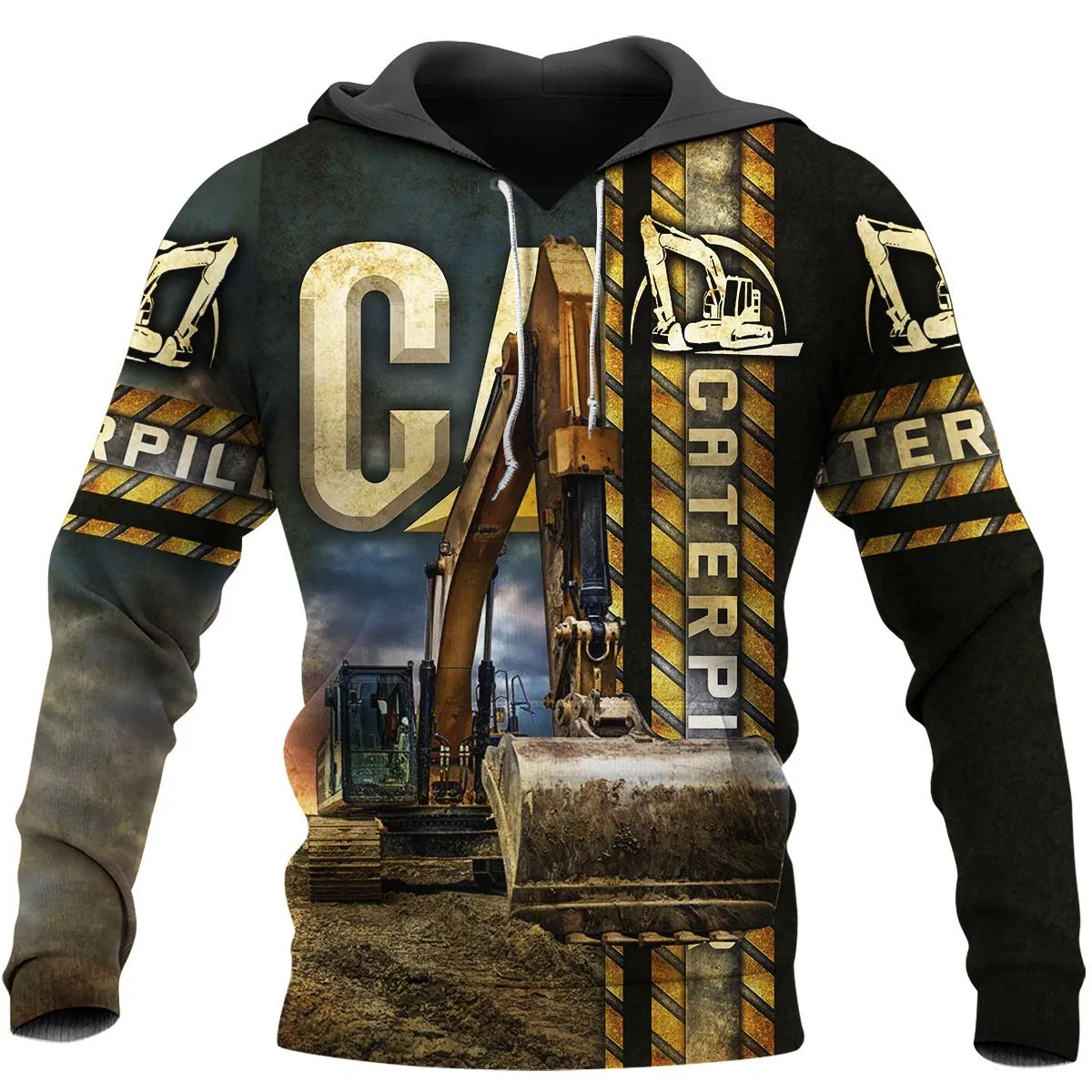 LOVE HEAVY EQUIPMENT 3D ALL OVER PRINTED SHIRTS AND SHORT FOR MAN AND WOMEN PL12032005 - Amaze Style™-Apparel