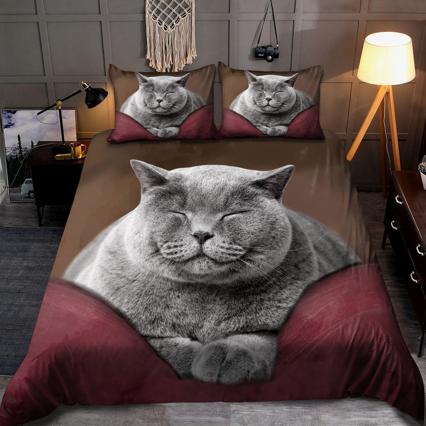 American Short Hair Cat Bedding Set DQB07242006