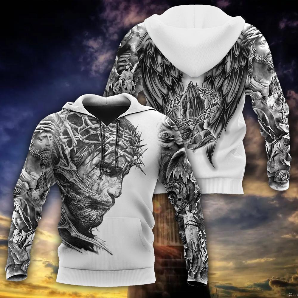 Premium Christian Jesus 3D All Over Printed Unisex Shirts - Amaze Style™-Apparel
