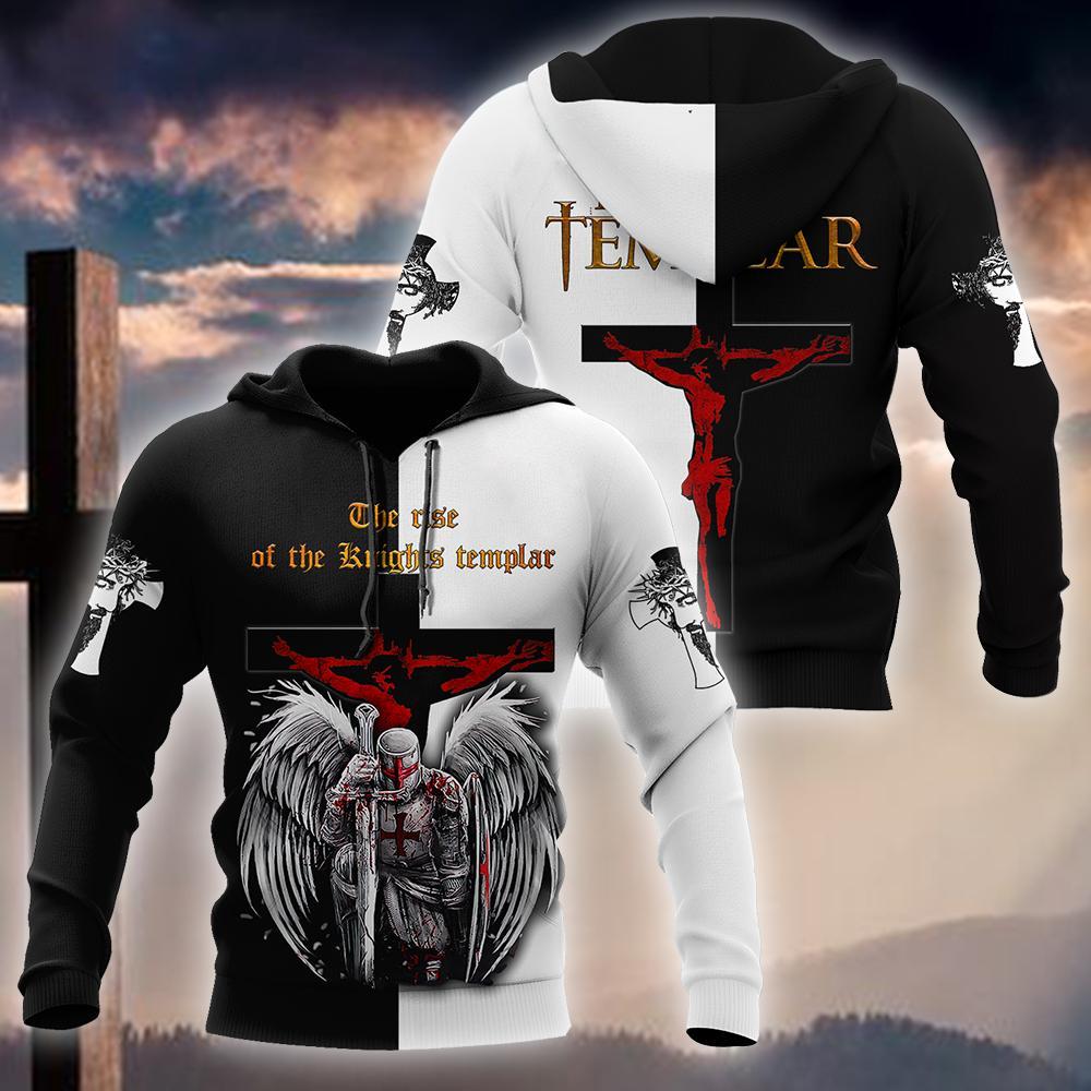 Knight of Christ Jesus 3D All Over Printed Shirts For Men and Women AM210402 - Amaze Style™-Apparel