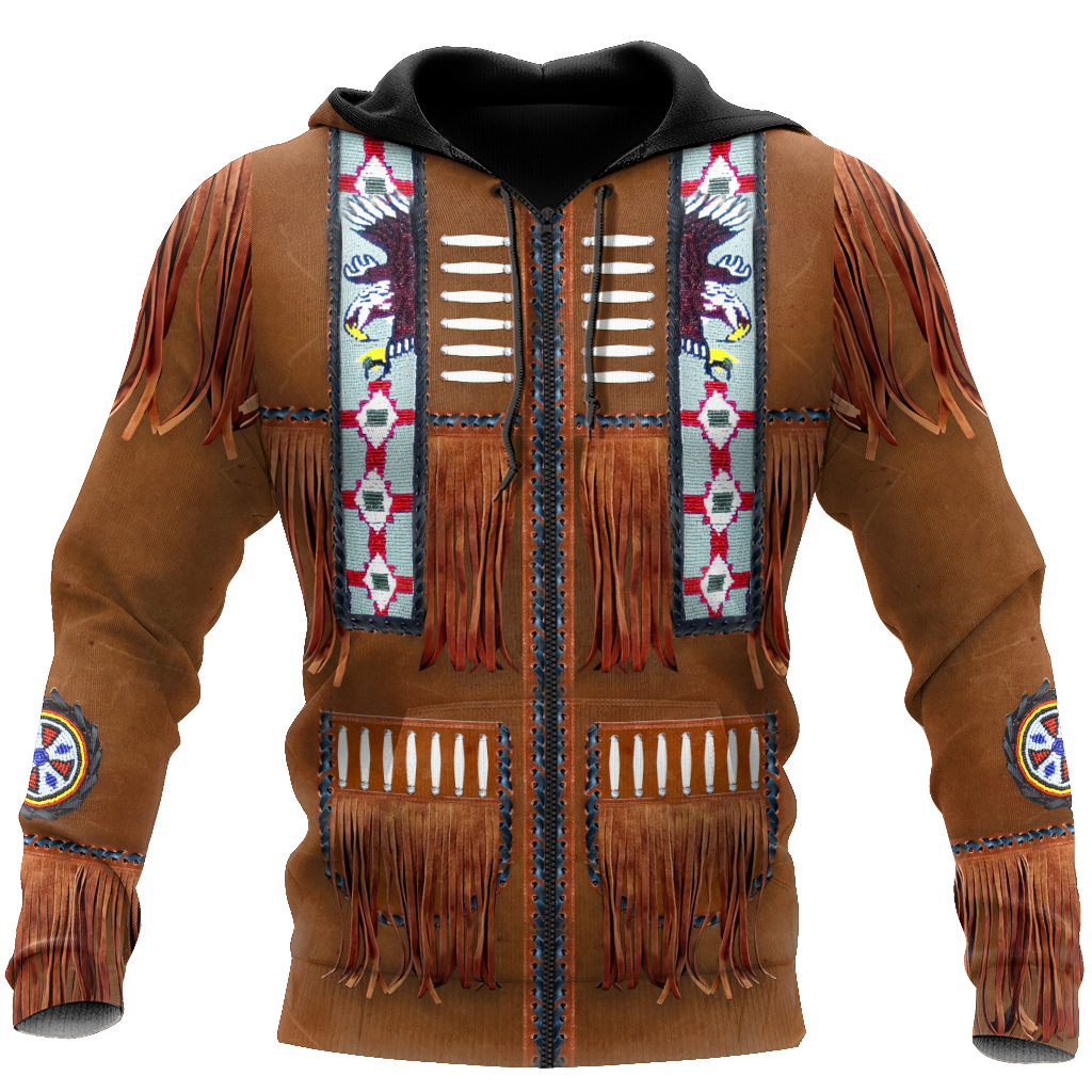 Cowboy Jacket No1 Cosplay 3D Over Printed Unisex Deluxe Hoodie ML