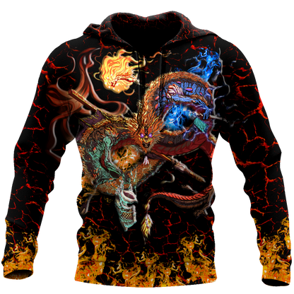 Maui taniwha art new zealand 3d all over printed shirt and short for man and women