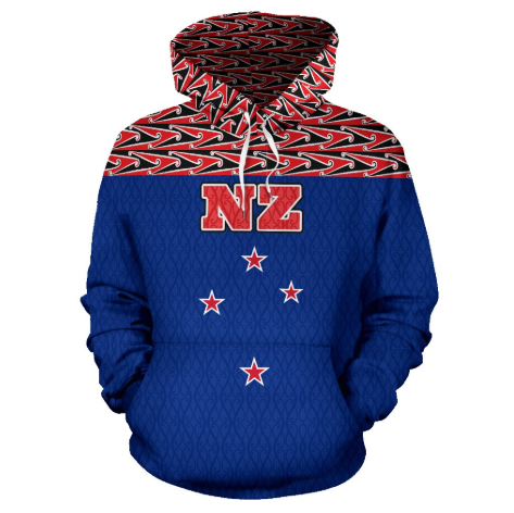 New Zealand Maori All Over Hoodie - BN09 - Amaze Style™-Apparel