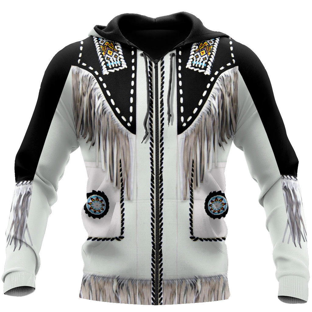 Cowboy Jacket No4 Cosplay 3D Over Printed Unisex Deluxe Hoodie ML