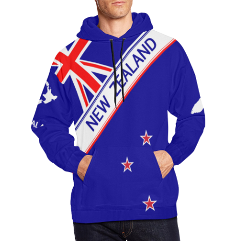 New Zealand New All Over Print Hoodie New Zealander Flag H5 - Amaze Style™-Apparel