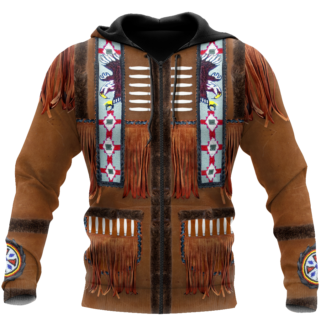 Cowboy Jacket No5 Cosplay 3D Over Printed Unisex Deluxe Hoodie ML