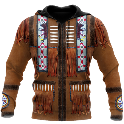 Cowboy Jacket No5 Cosplay 3D Over Printed Unisex Deluxe Hoodie ML