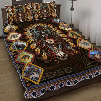 Native Bear Native American Bedding Set