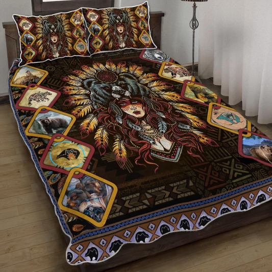 Native Bear Native American Bedding Set