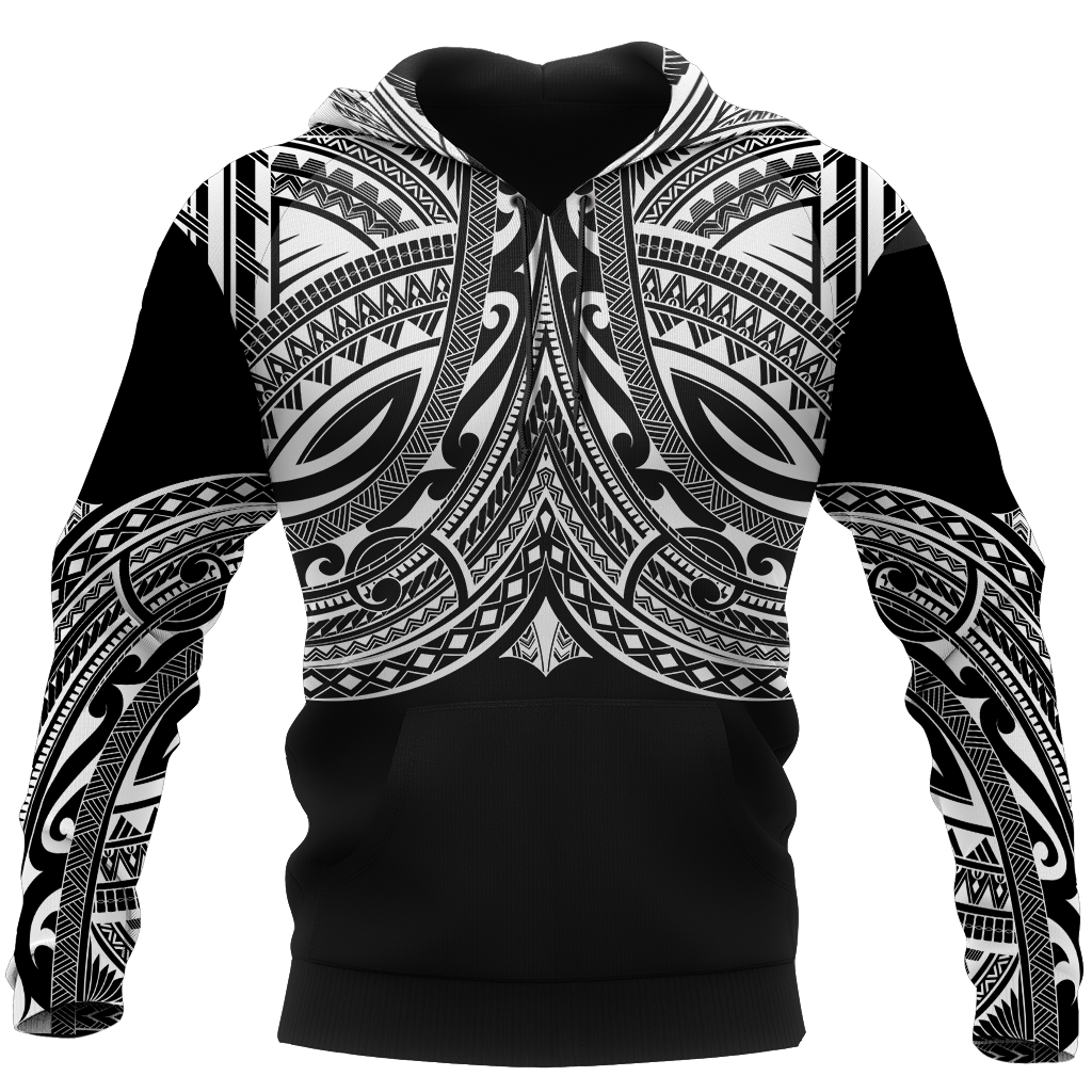 New Zealand - Wairua Aotearoa Pullover Hoodie (Black) A0 - Amaze Style™-Apparel