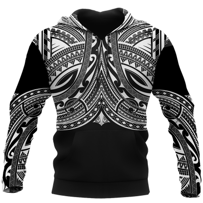 New Zealand - Wairua Aotearoa Pullover Hoodie (Black) A0 - Amaze Style™-Apparel