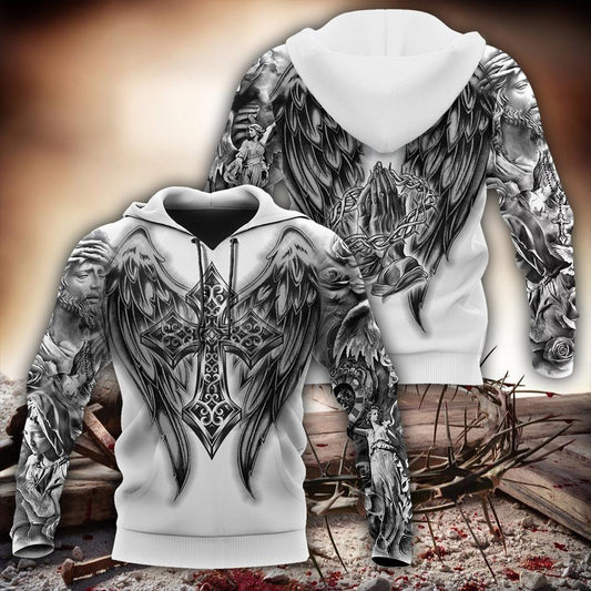Premium Christian Jesus 3D All Over Printed Unisex Shirts - Amaze Style™-Apparel