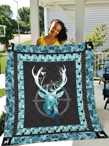 Deer Hunting 3D Quilt HHT08082006-LAM