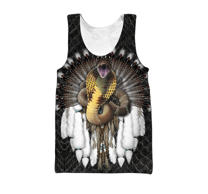 Snake 3D All Over Printed Unisex Shirt