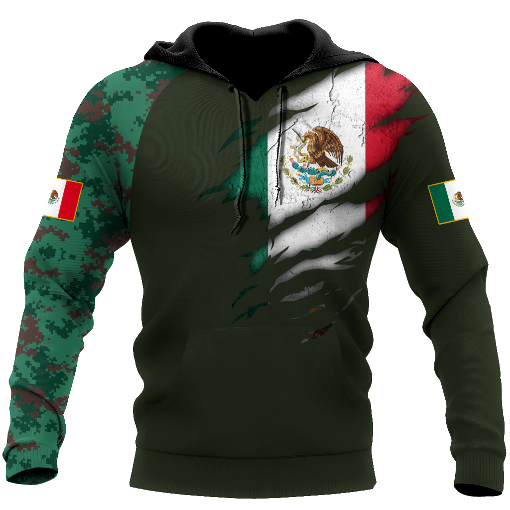 Mexico Coat Of Arm 3D All Over Printed Shirts DQB10142002