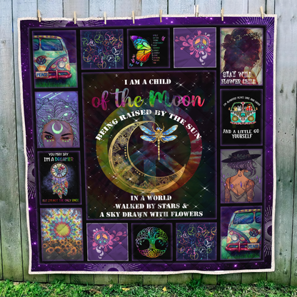 Child Of The Moon Raised By The Sun Quilt MEI