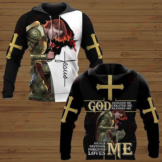 God Designed Me, Create Me, Blesses Me - 3D All Over Printed Shirts For Men and Women
