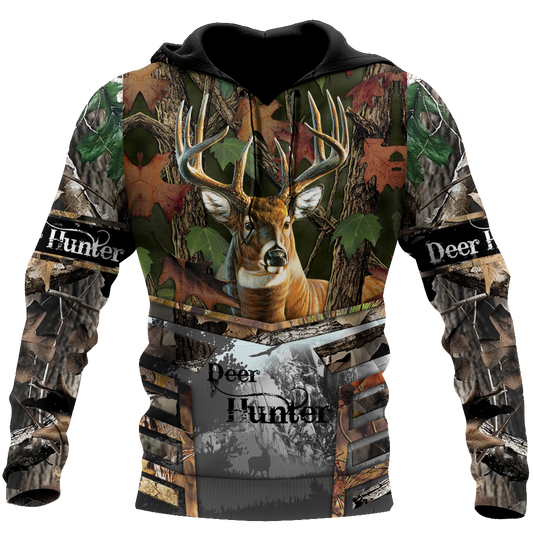 Premium Great Wood Deer Hunter All Over Printed Unisex Shirts