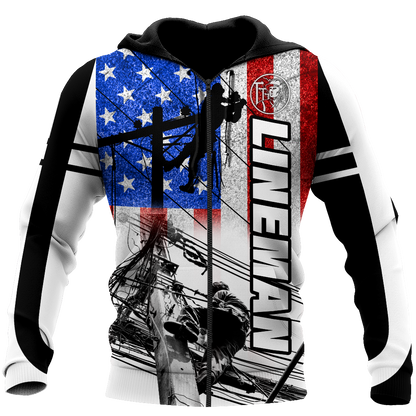 Premium All Over Printed Lineman Shirts MEI