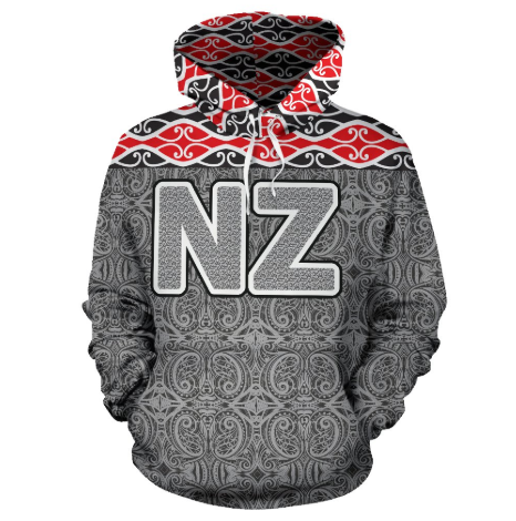 New Zealand Maori Over - Hoodie - BN09 - Amaze Style™-Apparel