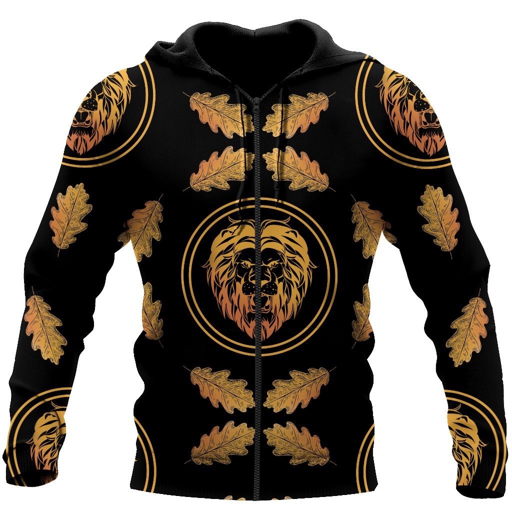 King of Lion Over Printed Hoodie