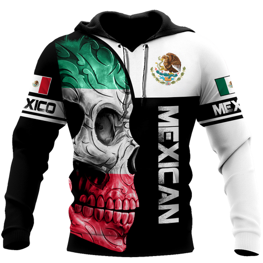Mexican Skull 3D All Over Printed Unisex Hoodie