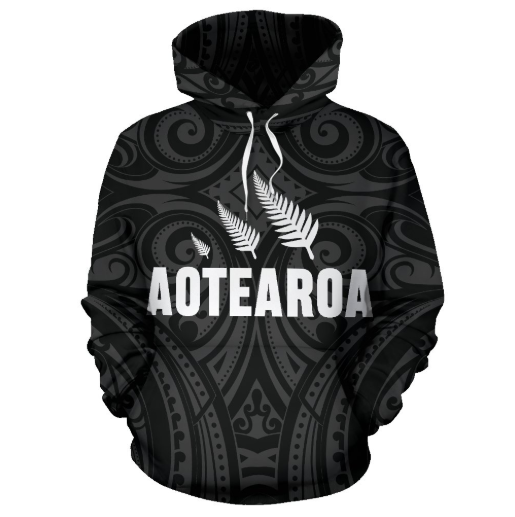 New Zealand - Aotearoa Maori Three Silver Fern Th9 - Amaze Style™-Apparel