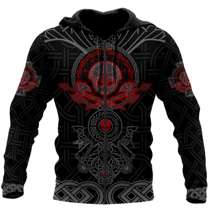 Love Viking Warriors tattoos 3D all over printed for man and women HHT30062001