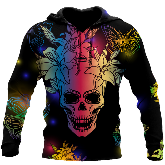 Love Skull 3D all over printed for man and women