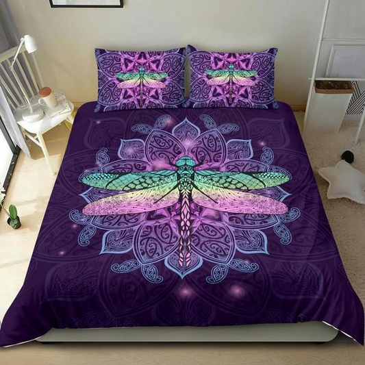 Maori Mandala Dragonfly 3D All Over Printed Bedding