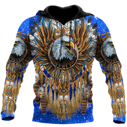 Eagle Dreamcatcher Native American Hoodie 3D All Over Printed Shirts DA15092020-LAM