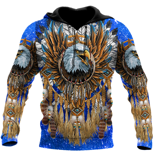 Eagle Dreamcatcher Native American Hoodie 3D All Over Printed Shirts DA15092020-LAM
