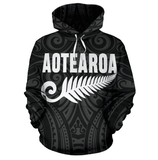 New Zealand - Aotearoa Maori Koru Silver Fern Th9 - Amaze Style™-Apparel