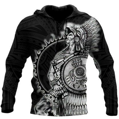 Mexican Aztec Warrior 3D All Over Printed Shirts DQB07162001