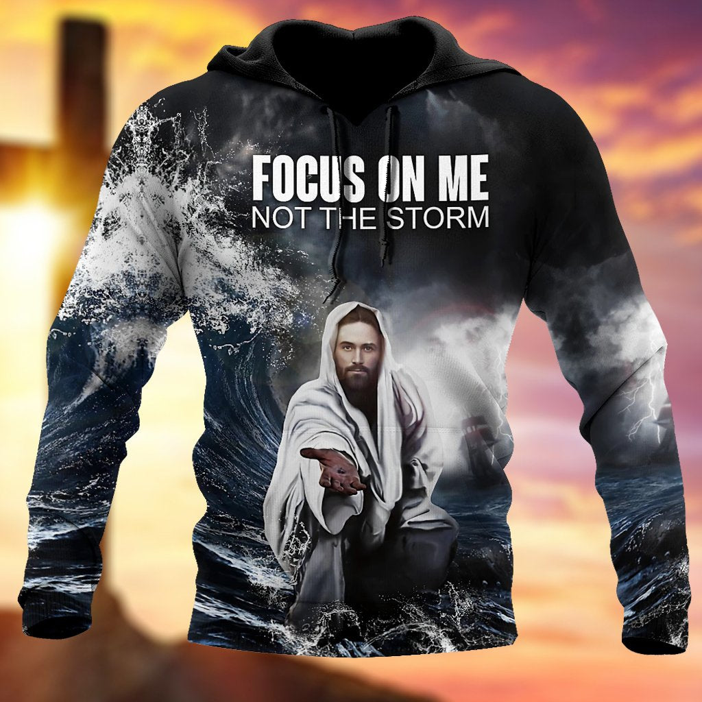 Focus On Me Not The Storm 3D All Over Printed Shirts