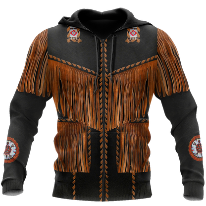 Cowboy Jacket No2 Cosplay 3D Over Printed Unisex Deluxe Hoodie ML