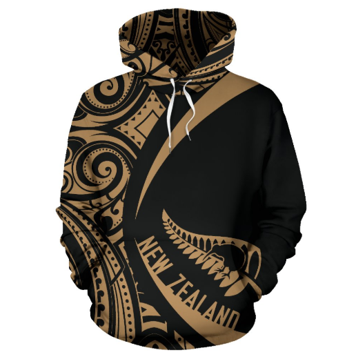 New Zealand Maori Hoodie - Circle Style 02 J1 - Amaze Style™-Apparel