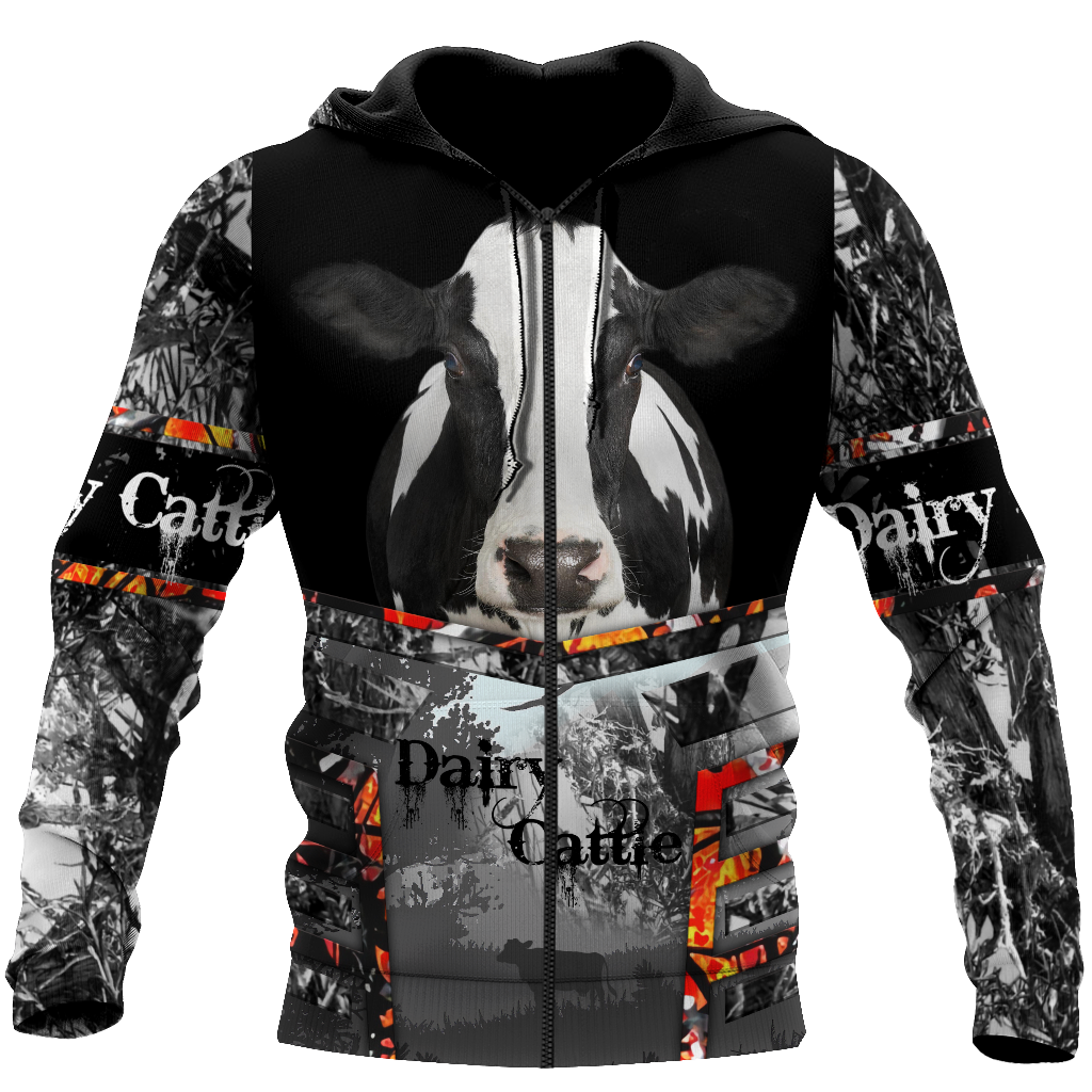 Love Dairy Cattle 3D All Over Printed Shirts For Men And Woman