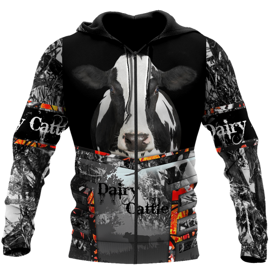Love Dairy Cattle 3D All Over Printed Shirts For Men And Woman