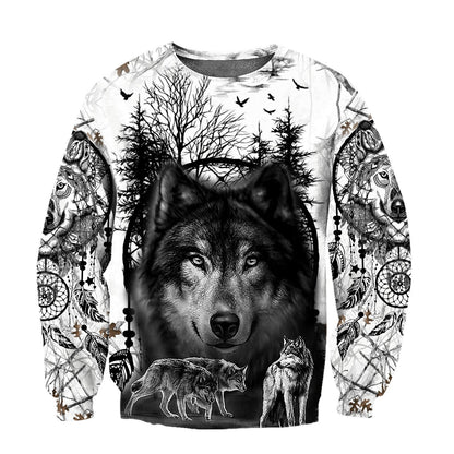 Wolf 3D All Over Printed Unisex Shirts
