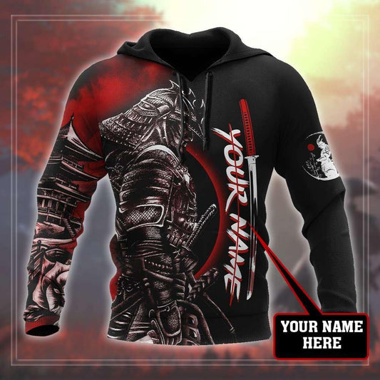 Customize Name Samurai Tattoo 3D All Over Printed Unisex Shirt