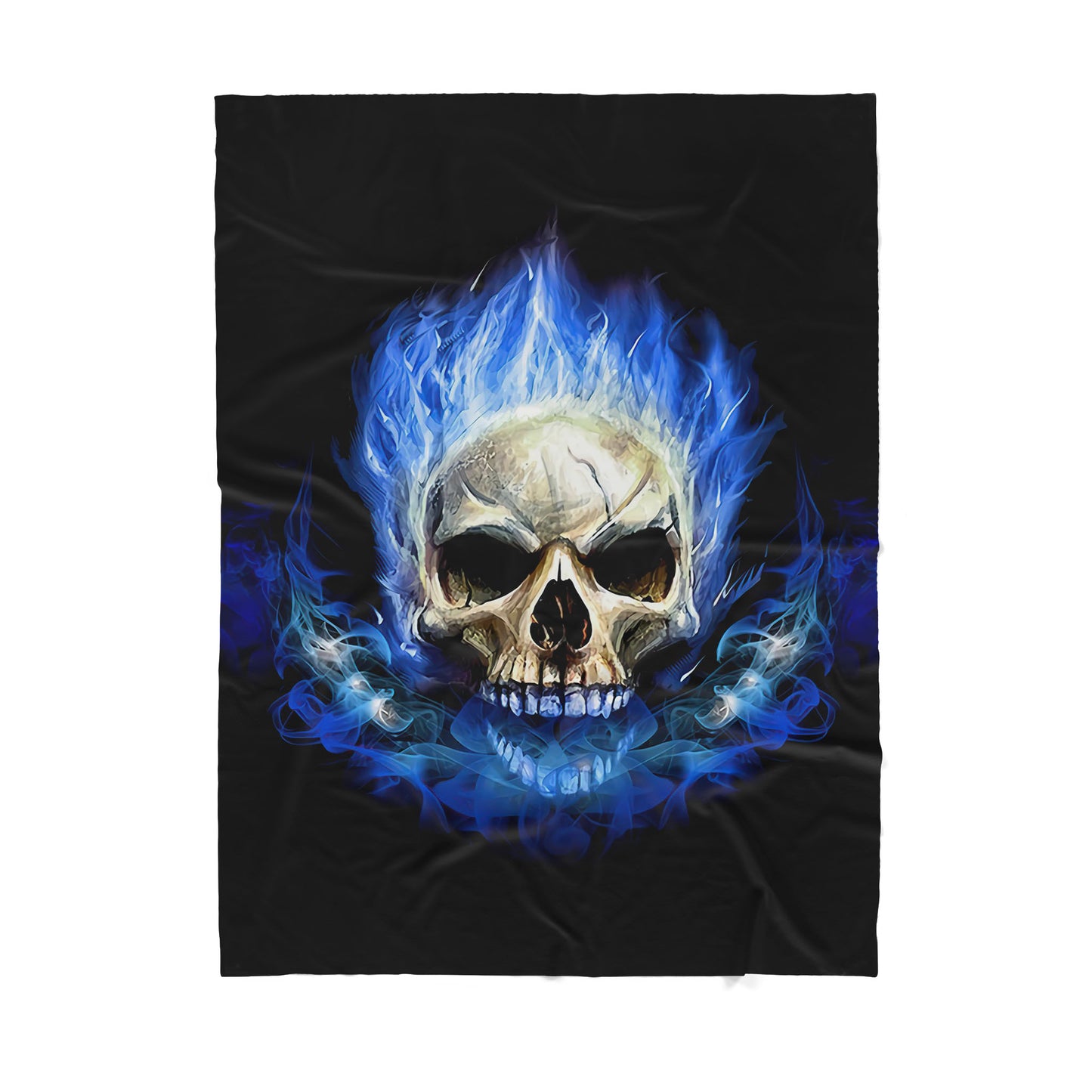 Infinite Store 3D Printed Skull Sherpa Blanket PL